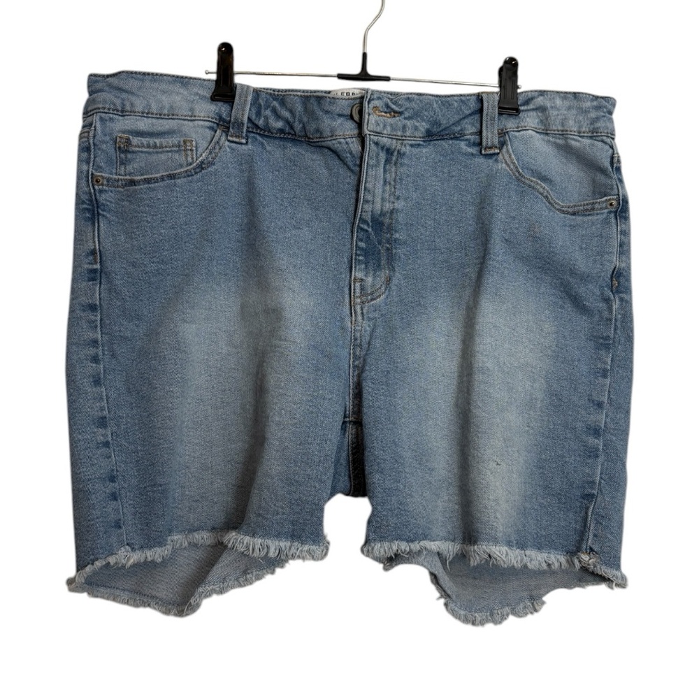 Celebrity Pink Light Blue Cutoff Style Jean Shorts sz 20 “The Rebel”